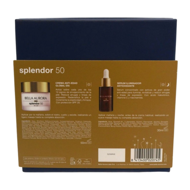 Bella Aurora Pack Splendor 50 Dia (Crema+Serum)