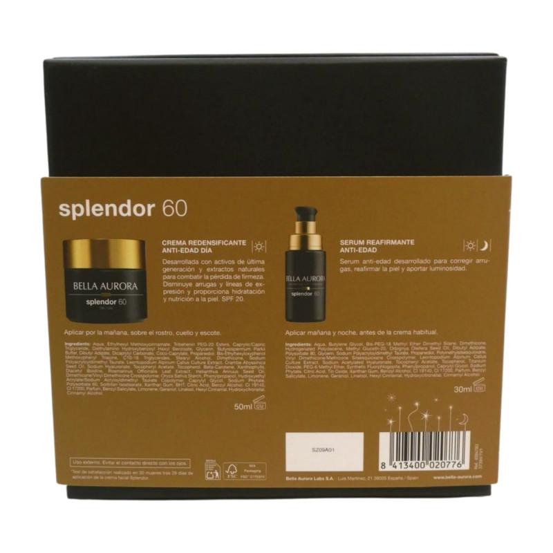 Bella Aurora Pack Splendor 60 Dia (Crema+Serum)