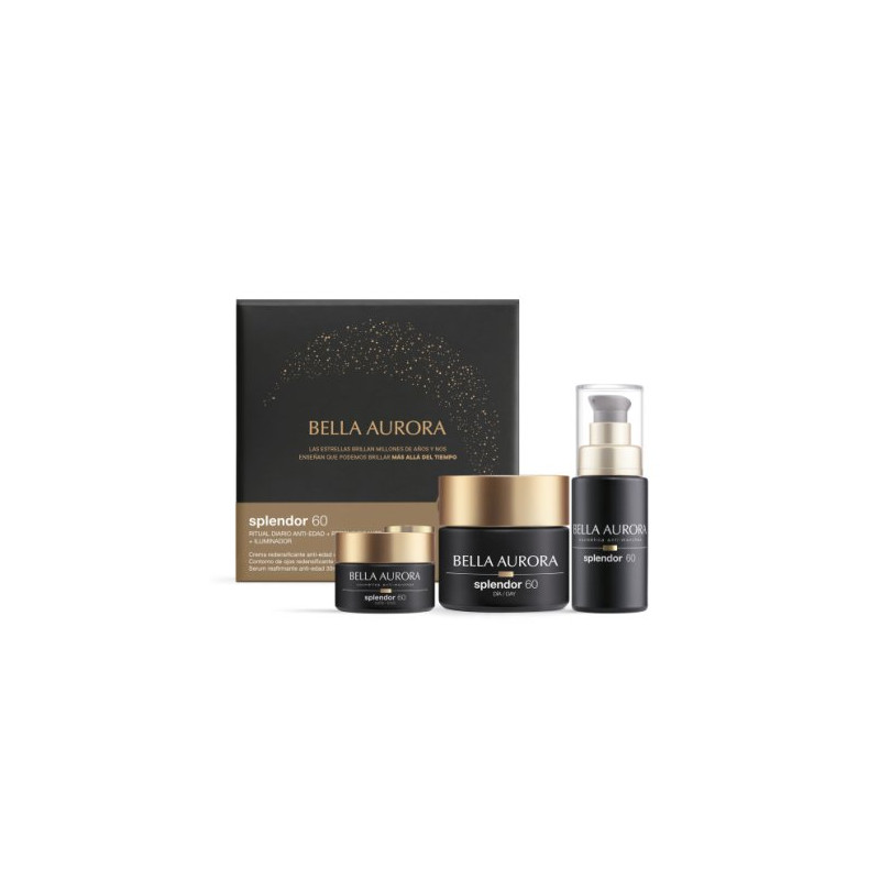 Bella Aurora Pack Splendor 60 Dia 3 Piezas (Crema+Serum+Ojos)