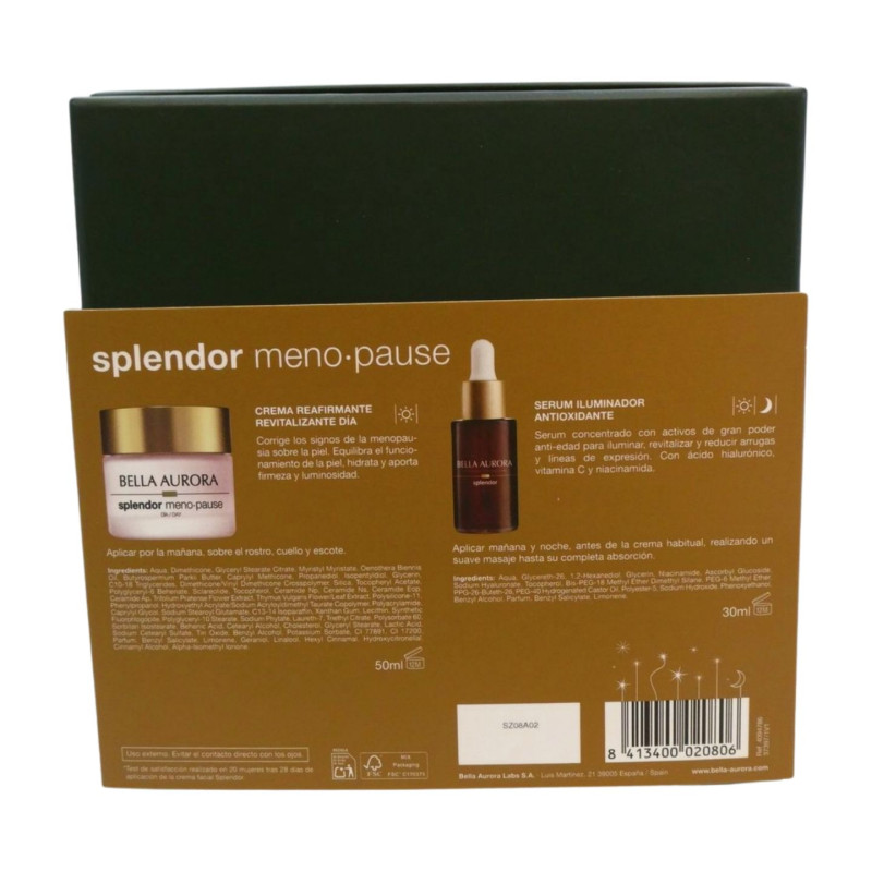 Bella Aurora Pack Splendor Meno-pause Dia (Crema+Serum)
