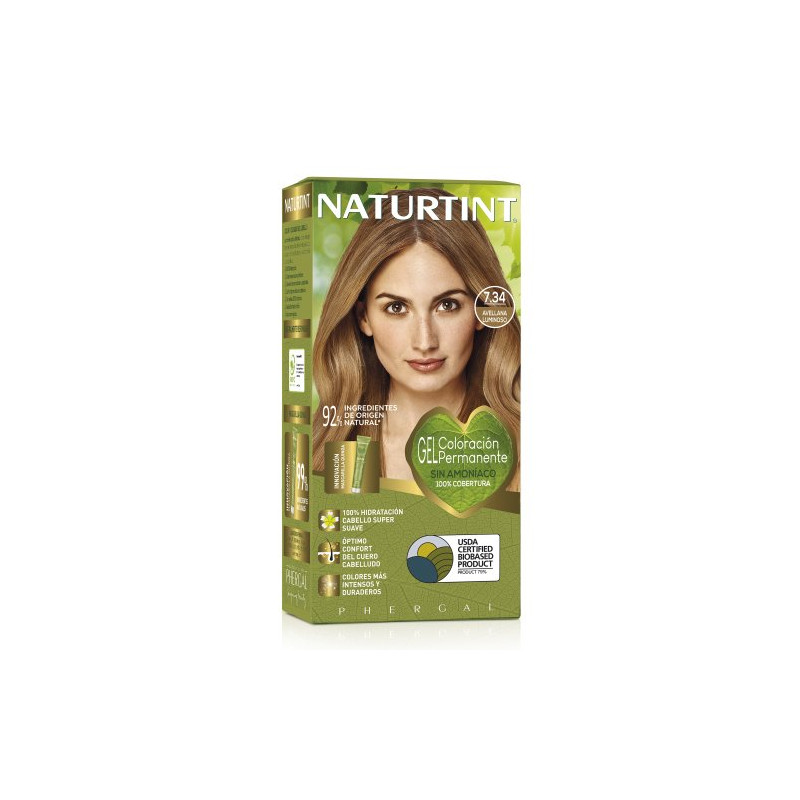 Naturtint Coloracion Avellana Luminoso 7.34