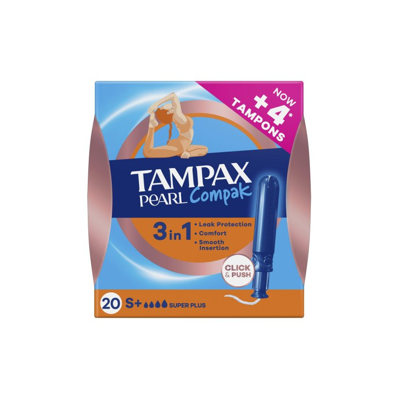 Tampax Pearl Compak Super Plus (20)