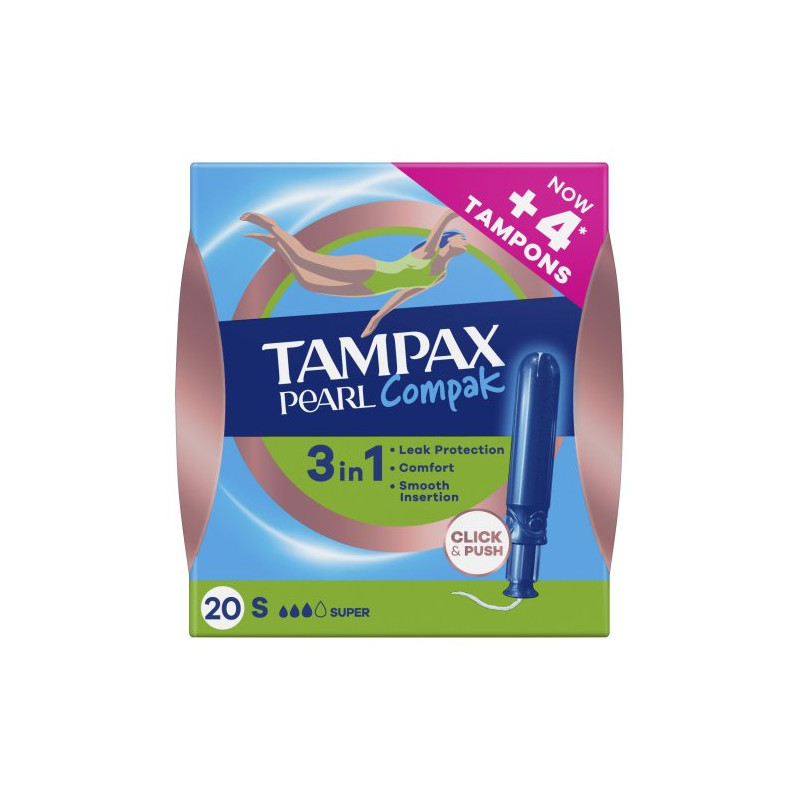 Tampax Pearl Compak Super (20)