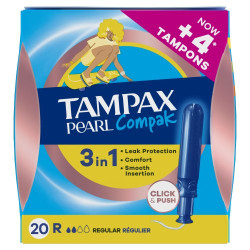 Tampax Pearl Compak Regular (20)