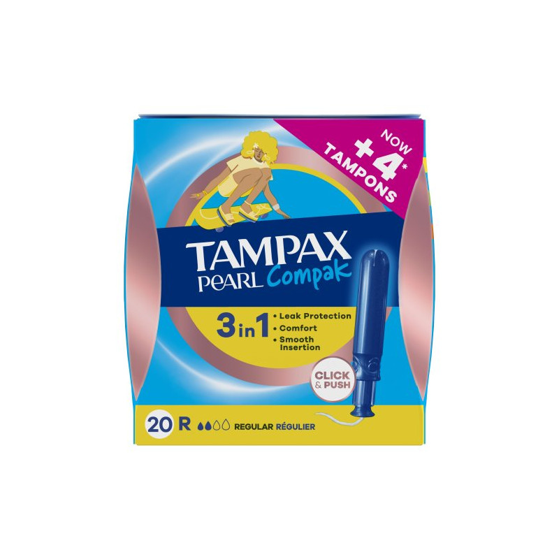 Tampax Pearl Compak Regular (20)