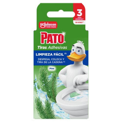 Pato Limpia WC Tiras Adhesivas Pino (3 Ud.)