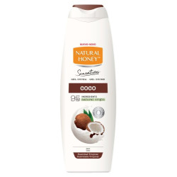 Natural Honey Gel Baño 650 ml Derma Care Sensations Coco