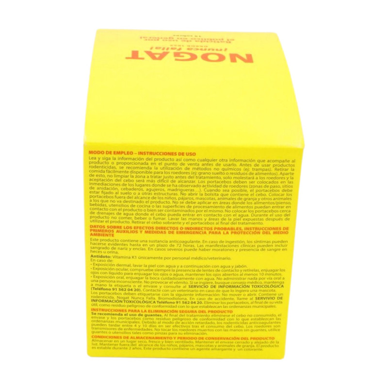 Nogat Raticida en Polvo Sobres (15 Ud.) 