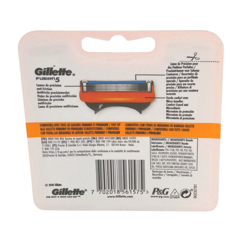 Gillette Gillette Fusion Cargador 4 Recambios