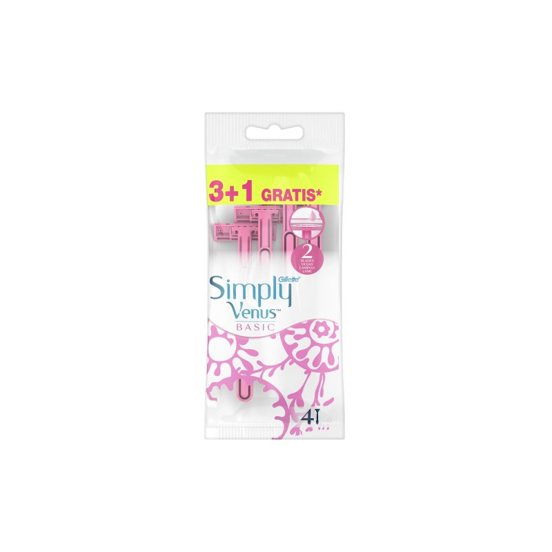 Gillette Venus Gillette Venus Simply Maquinillas 3 + 1 Ud