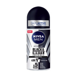 Nivea Desodorante Rollon Black&White 50 Men Invisible