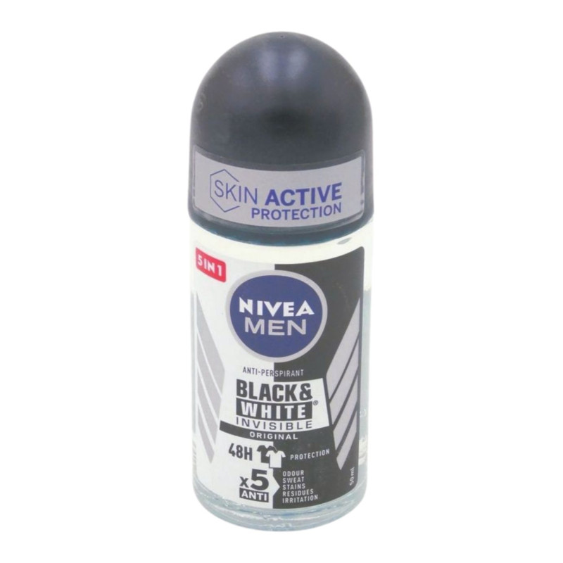 Nivea Desodorante Rollon Black&White 50 Men Invisible