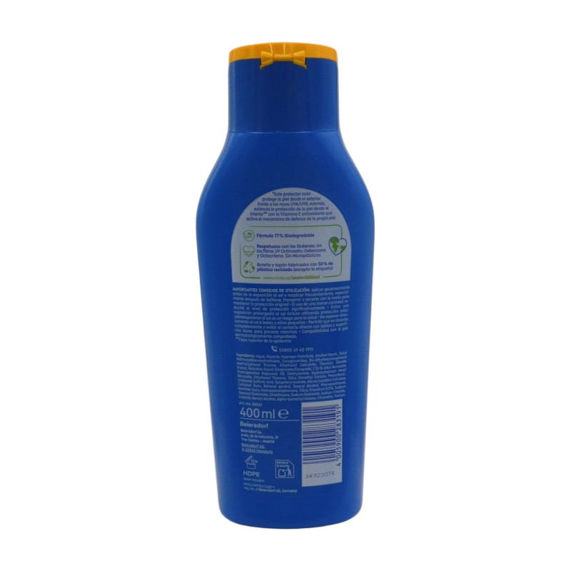 Nivea Sun Leche Solar Sfp 50 Hidratante 400 ml