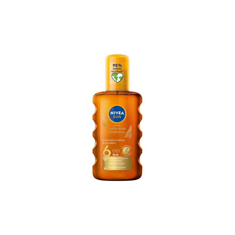 Nivea Sun Protector Solar Spray Aceite 200 ml Spf 6