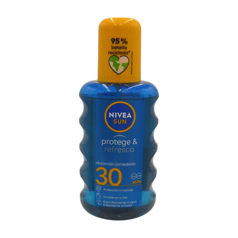 Nivea Sun Protector Solar Spray 200 ml Spf30 Protege