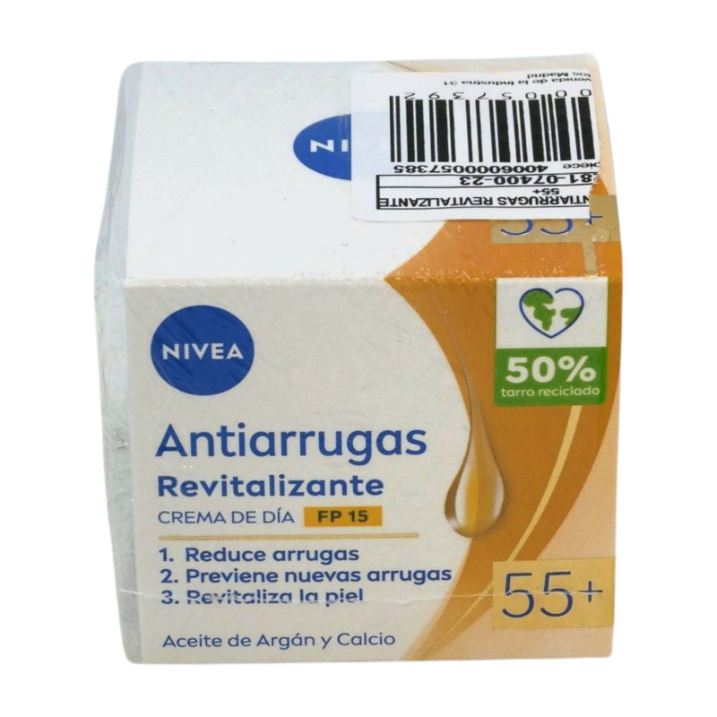 Nivea Face Crema Antiarrugas Dia 55+ FP15 Revitaliza