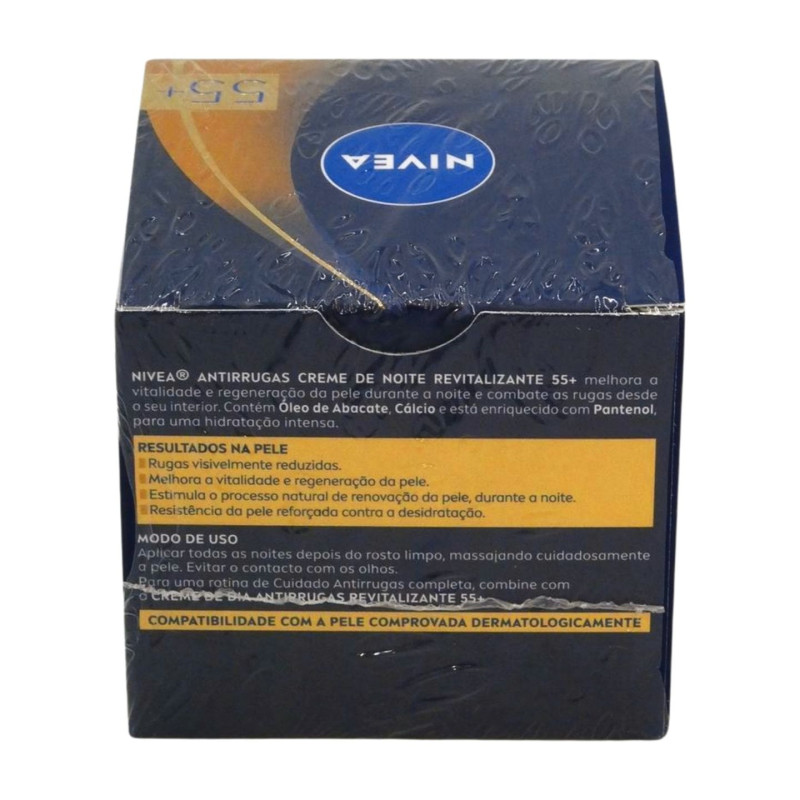 Nivea Face Crema Antiarrugas Noche 55+ FP15 Revitaliza