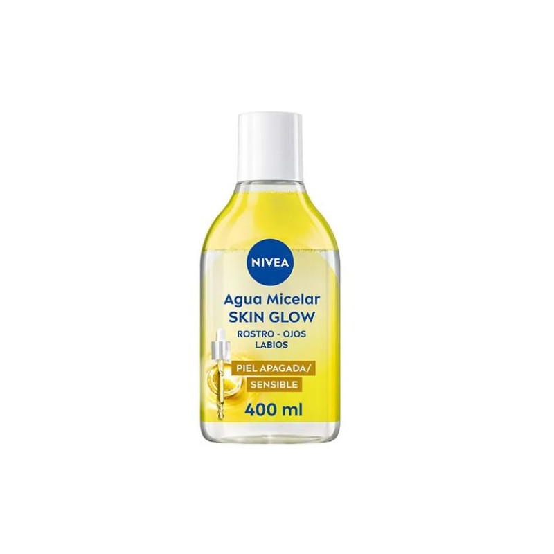 Nivea Face Agua Micelar Serum 400 ml Glow