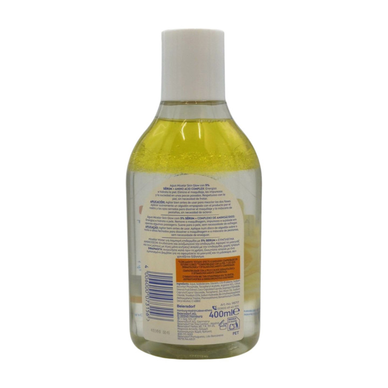 Nivea Face Agua Micelar Serum 400 ml Glow