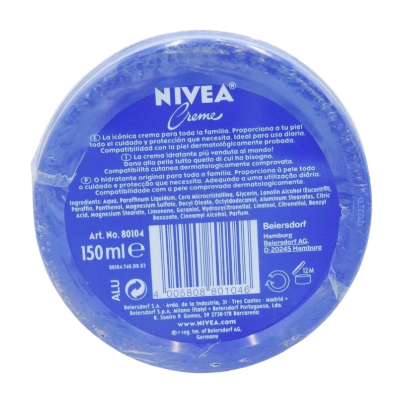 Nivea Crema Hidratante Manos 150 ml