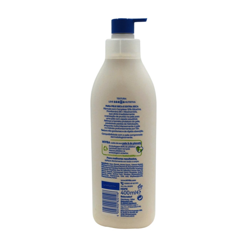 Nivea Body 400 ml Repara y Cuida Dosificador