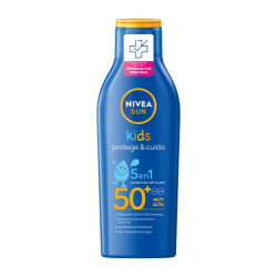 Nivea Sun Leche Solar Niños Sensitive 200 ml Spf50 5en1 