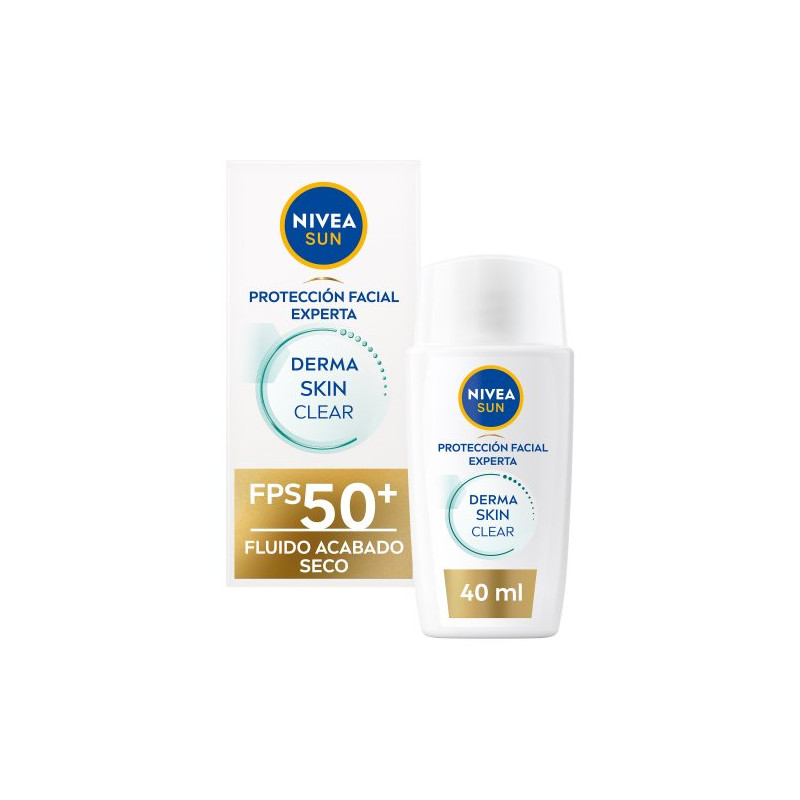Nivea Fluido Facial Dermo Skin 40 ml Spf 50+
