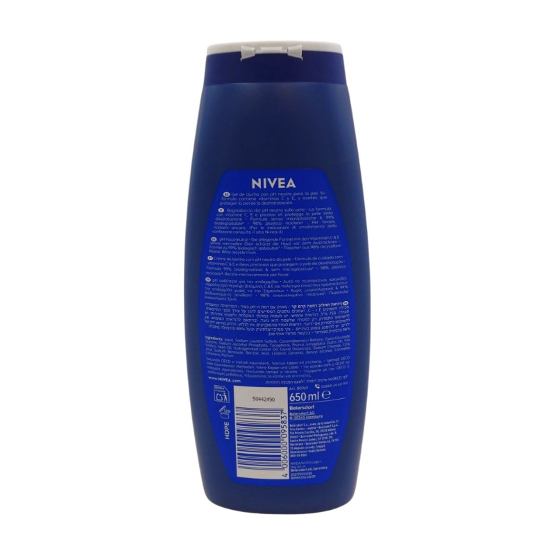 Nivea Gel Ducha 650 ml Creme Care 