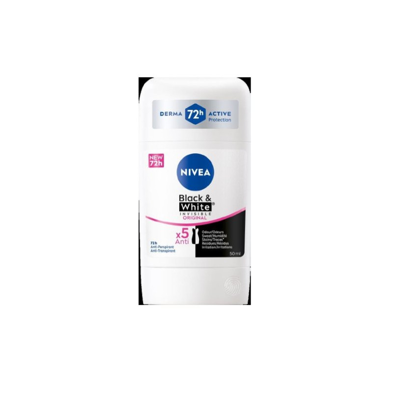 Nivea Desodorante Stick 50 ml Black&White Women