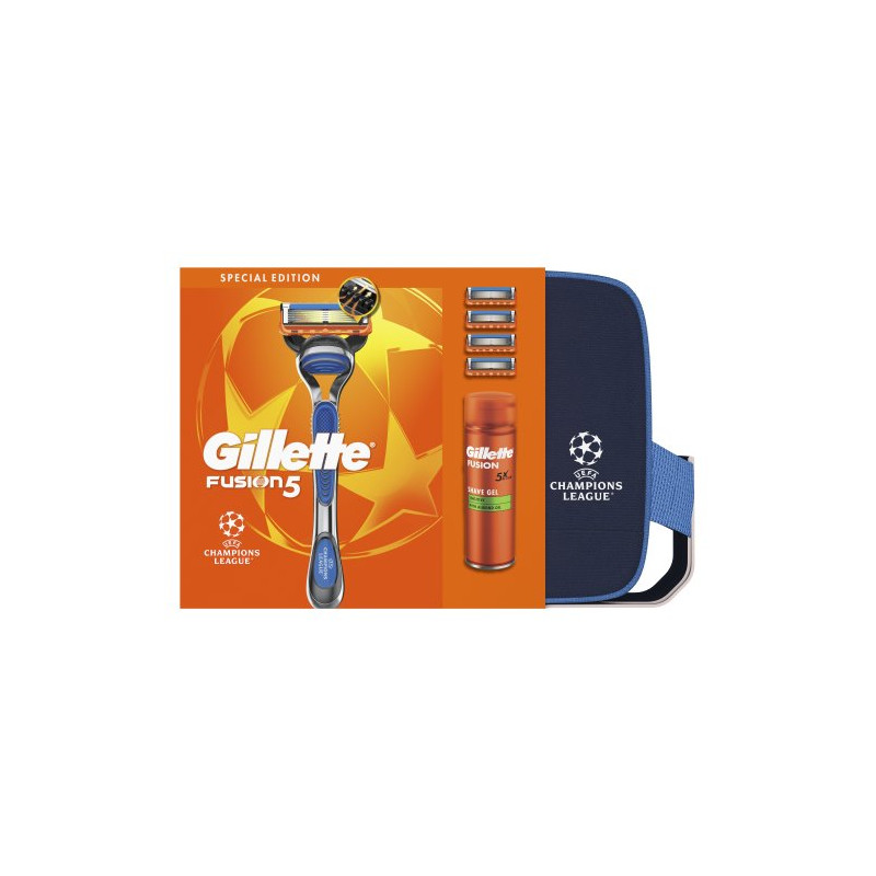 Gillette Neceser Fusion (Maquina+4 Recambios+Gel)