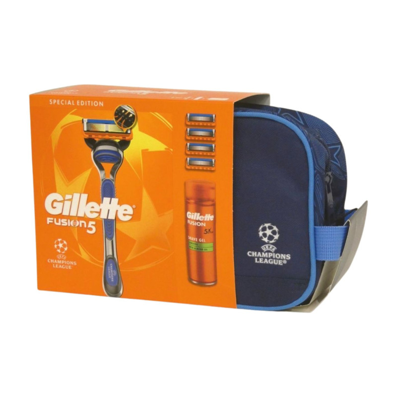 Gillette Neceser Fusion (Maquina+4 Recambios+Gel)