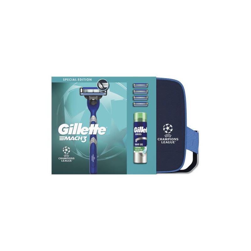 Gillette Neceser Mach3 (Maquina+4 Recambios+Gel)