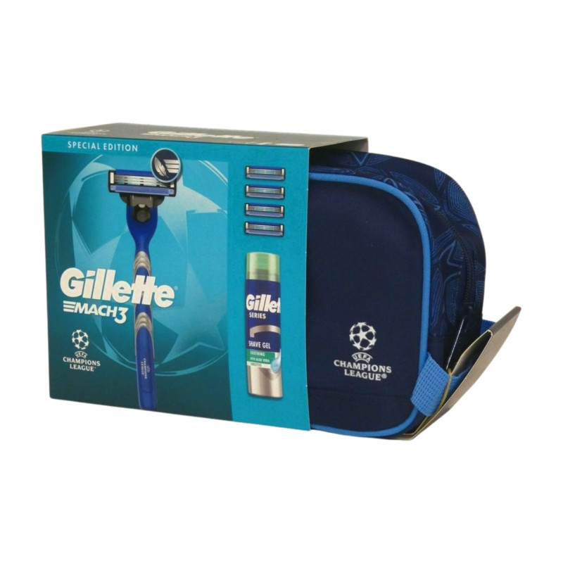 Gillette Neceser Mach3 (Maquina+4 Recambios+Gel)