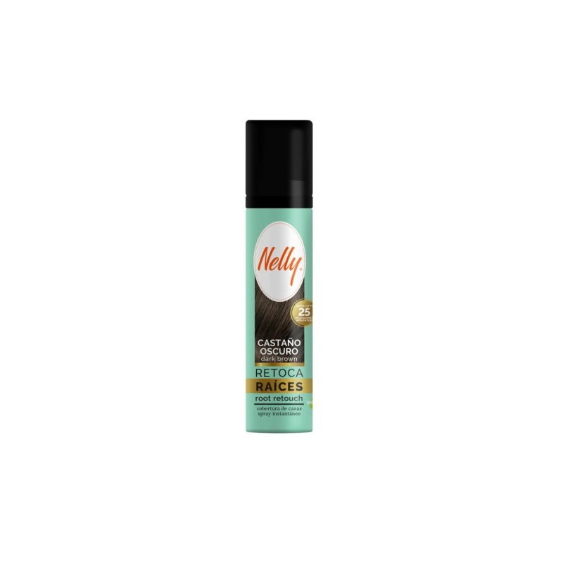 Nelly Retoca Raices Castaño Oscuro 75 ml