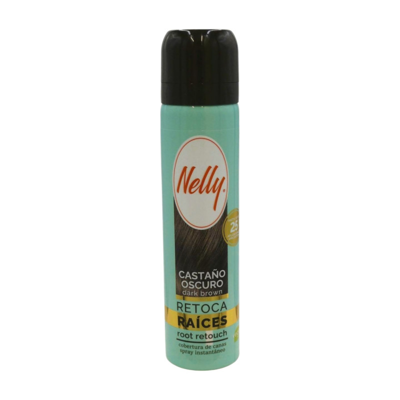 Nelly Retoca Raices Castaño Oscuro 75 ml