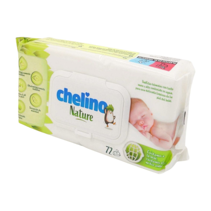 Chelino Toallitas Bebe (72 Ud.) Con Tapa