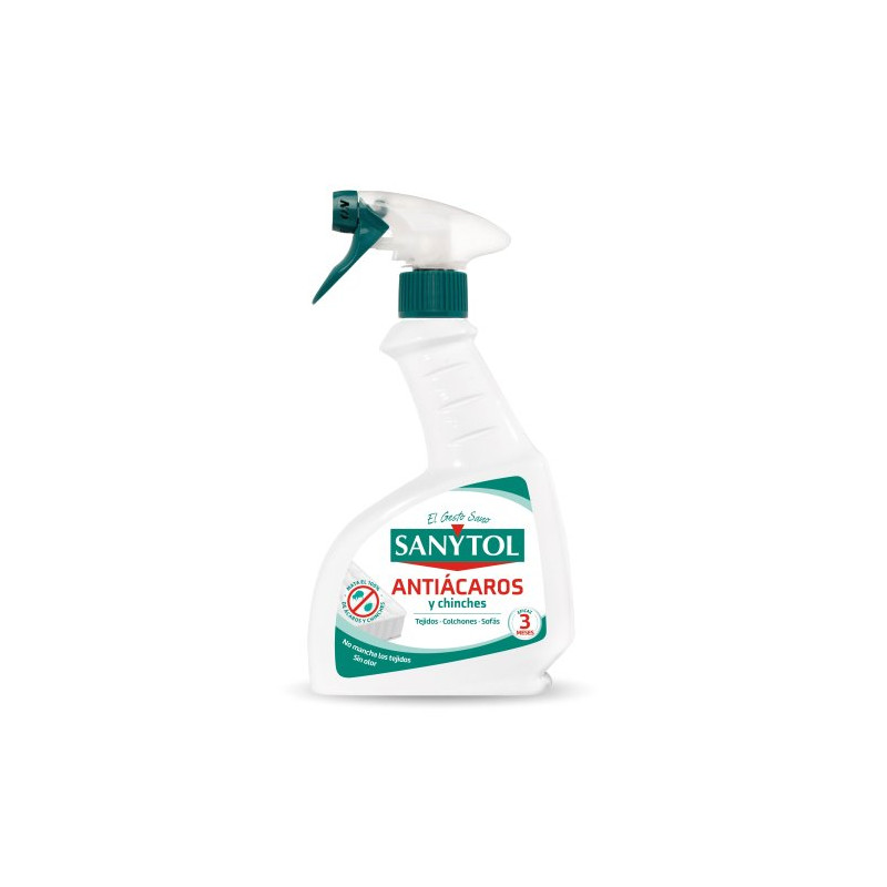 Sanytol Desinfectante Anti Acaros Chinches 300 ml Pistola