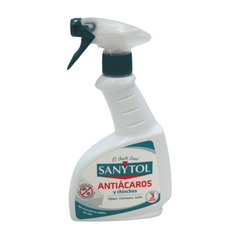 Sanytol Desinfectante Anti Acaros Chinches 300 ml Pistola