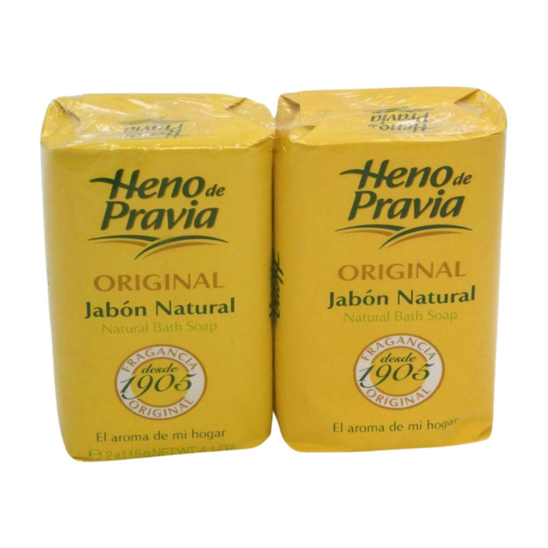 Heno de Pravia Jabón Natural 115 Gramos (2 Pastillas )