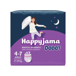 Dodot Happyjamas Girl (T/7) 17 Unidades