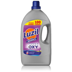 Luzil Detergente Liquido Gel Advance Poder Oxy (100 Dosis) 5 Litros