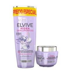 Elvive Set Mascarilla Acido Hialuronico 310 ml+Champú 250 ml