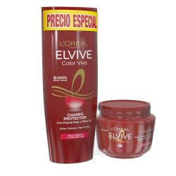 Elvive Set Mascarilla Color Vive Filtro UV 310 ml+Champú 250 ml