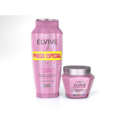 Elvive Set Mascarilla Glycolic Gloss 310 ml + Champú 250 ml