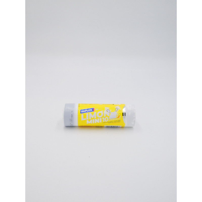 Saplex Bolsa Blanca Perfumada Limon Mini 45x47(20 Ud.) 10 Litros