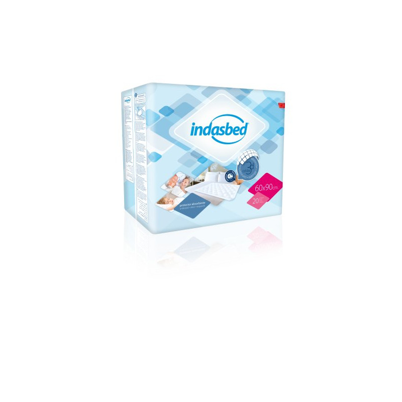 Indasbed Protector Cama Normal 60x90 cm (20 Ud.) Desechable