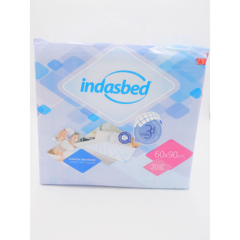 Indasbed Protector Cama Normal 60x90 cm (20 Ud.) Desechable