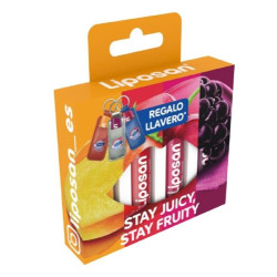 Liposan Estuche Stay Juice Stay Fruity (4 Piezas)