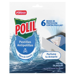 Polil Pastillas Antipolillas Agua de Colonia (24 Ud.)