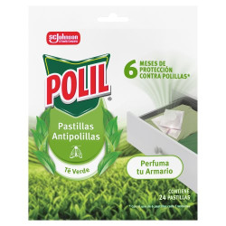 Polil Pastillas Antipolillas Te Verde (24 Ud.)